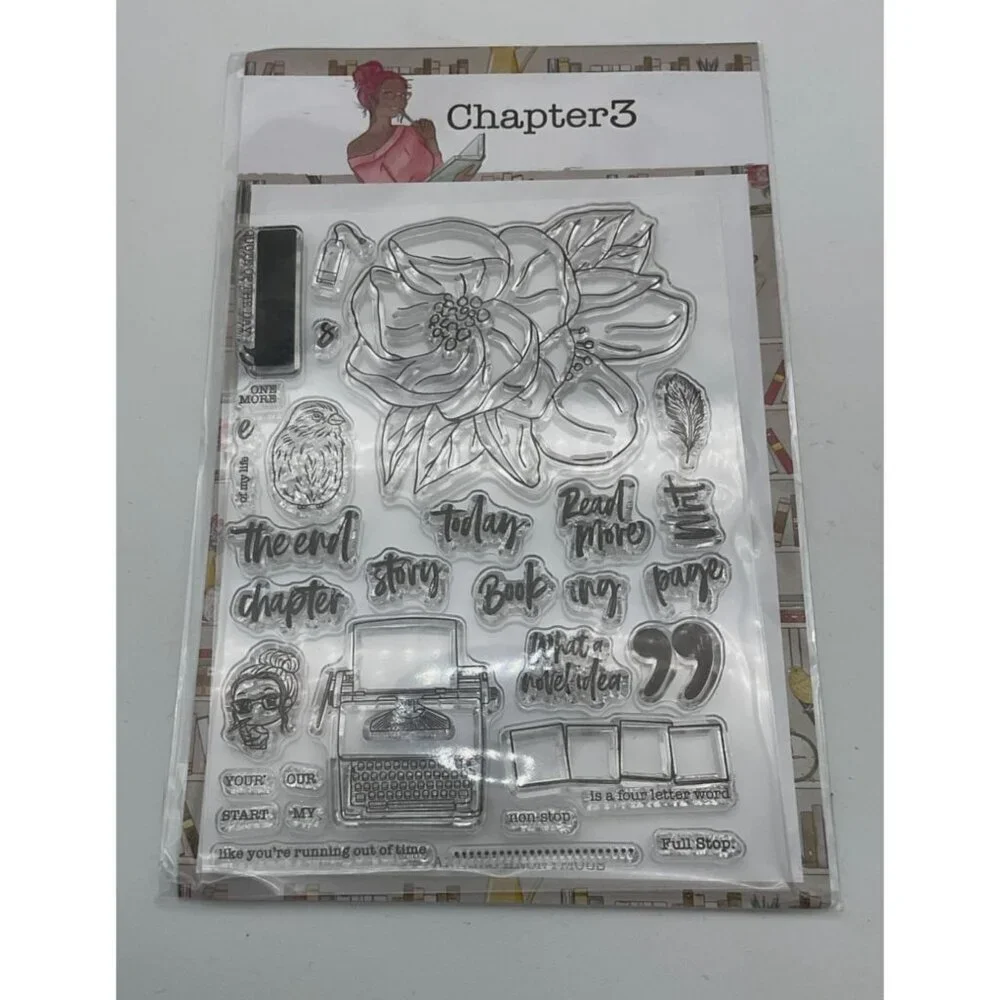 Chapter 3 #47 May 2021 Clear Stamps & Die Cuts Set By Planners Anonymous